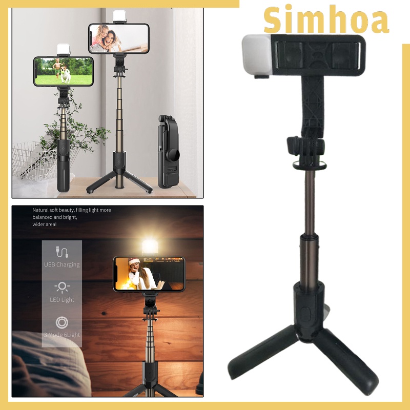 [SIMHOA] Selfie Stick Phone Tripod Mobile Phone Bracket for Selfie Live