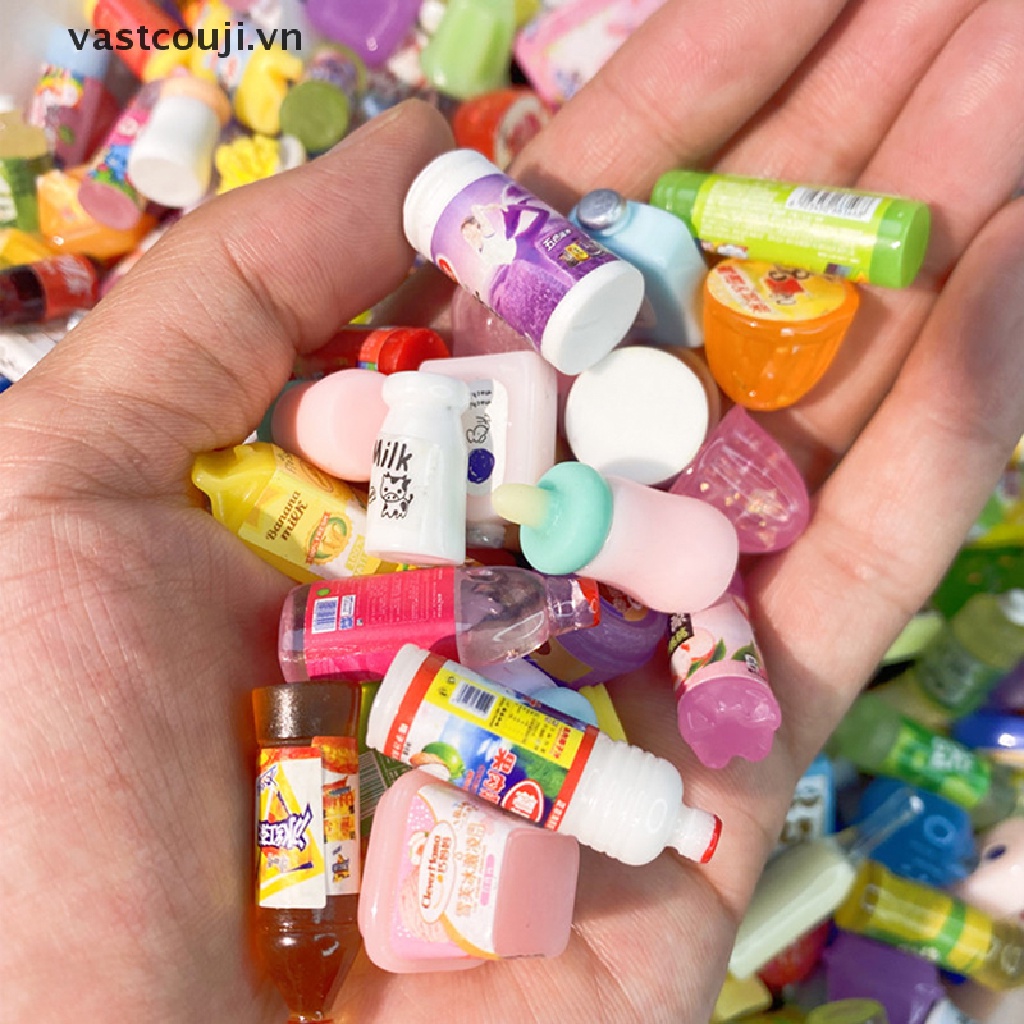 Set 5 Đồ Ăn Vặt Mini Dễ Thương Cho Nhà Búp Bê