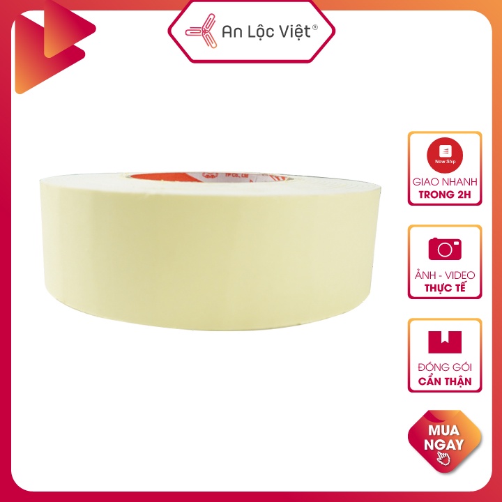 Băng dính xốp 5cm, dòng sản phẩm băng dính 2 mặt thông dụng với chất keo cực dính