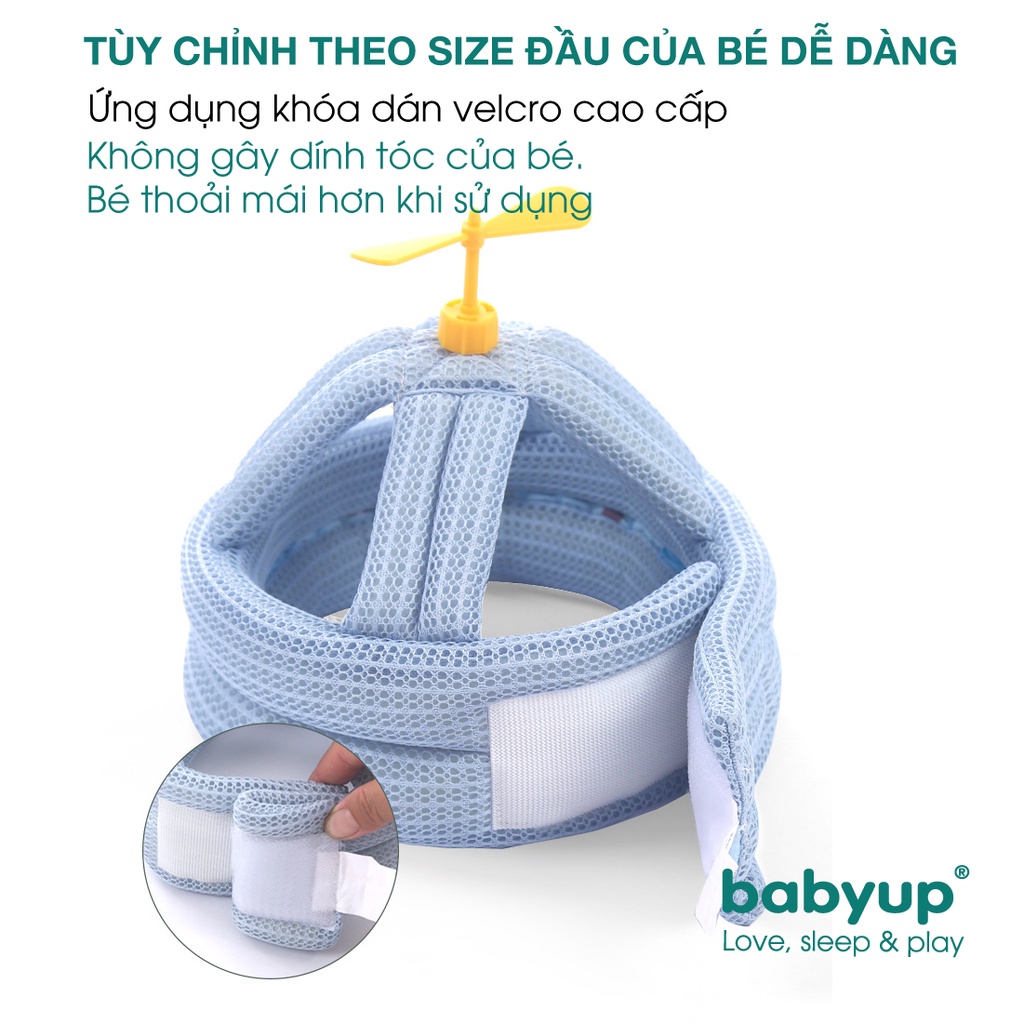 Mũ tập đi cho bé Babyup. An toàn cho bé tập ngồi