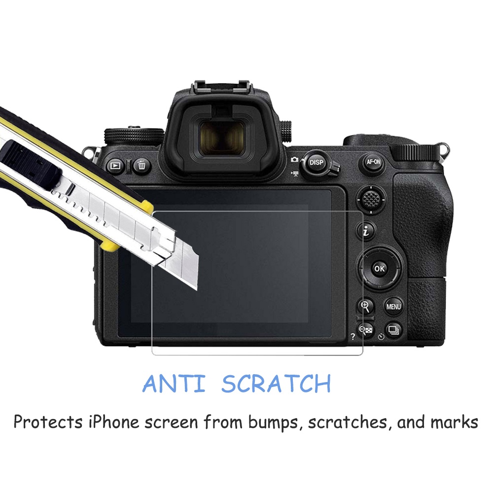 Set 2 Kính Cường Lực Bảo Vệ Màn Hình Camera Nikon Z5 / Z6 Z6II / Z7 Z7II Z9 9H 2.5D