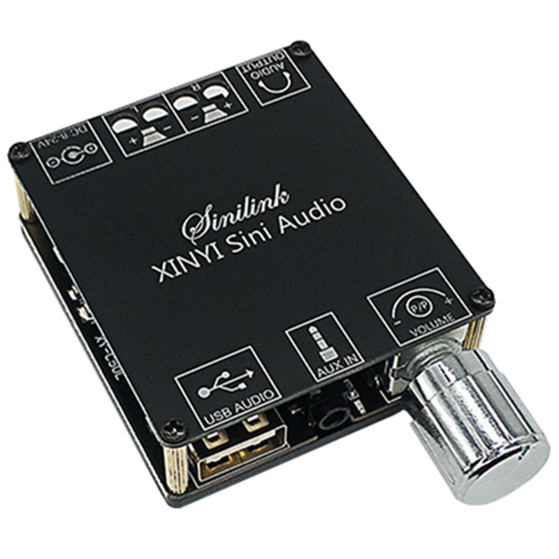 Bảng mạch khuếch đại âm thanh kỹ thuật số bluetooth 5.0 không dây mini XY-C50L 50Wx2 3.5MM USB