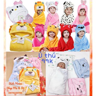 Ủ Thú Lông Nhung Cho Bé Bin Shop