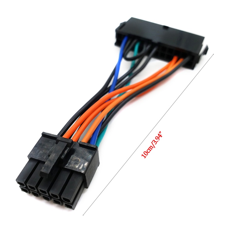 Cáp Chuyển Đổi ATX 10CM 24 Pin Sang 10 Pin PSU Chuyên Dụng Cho Laptop