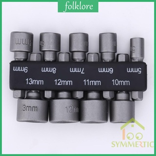 Bộ 9 đầu chuyển đổi mũi khoan 5mm-13mm