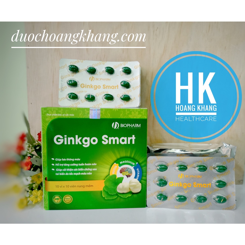 GINKGO SMART - hoạt huyết dưỡng não vỉ