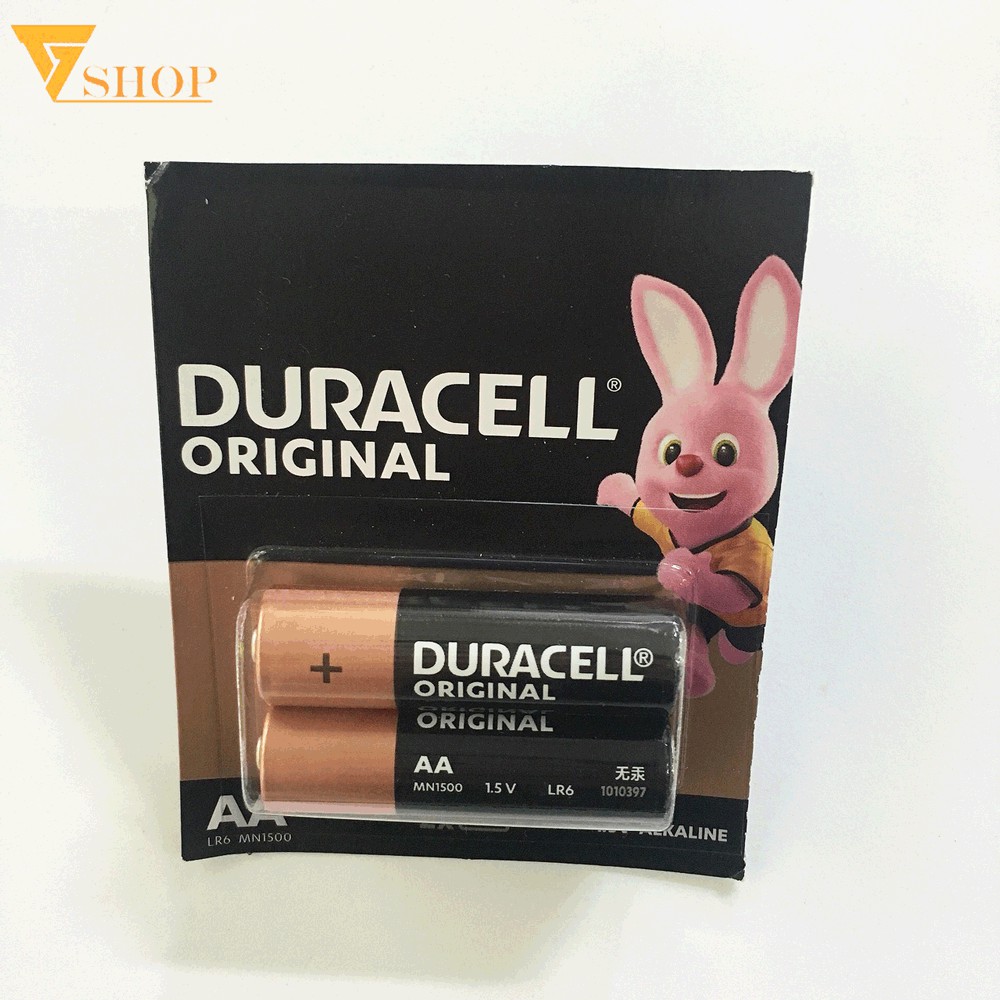 1 Vỉ Pin Duracell AA Alkaline chính hãng