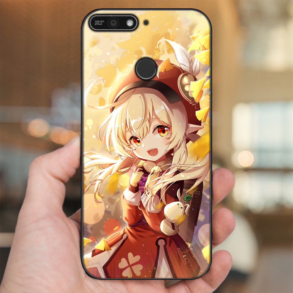 Ốp lưng Huawei Y6 Prime viền đen in hình Klee Genshin Impact