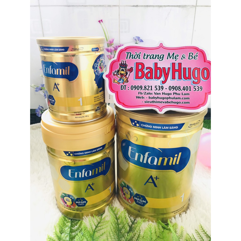 [MẪU MỚI] Sữa Enfamil A+ 1 DHA+ MFGM 1.7kg (trẻ 0-6 tháng)