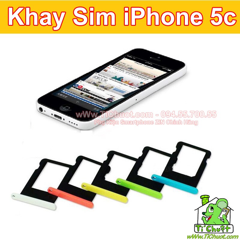 [Chính Hãng] Khay sim iPhone 5c ZIN