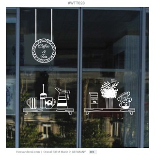 Decal oracal giờ mở cửa WTT028 dán kính