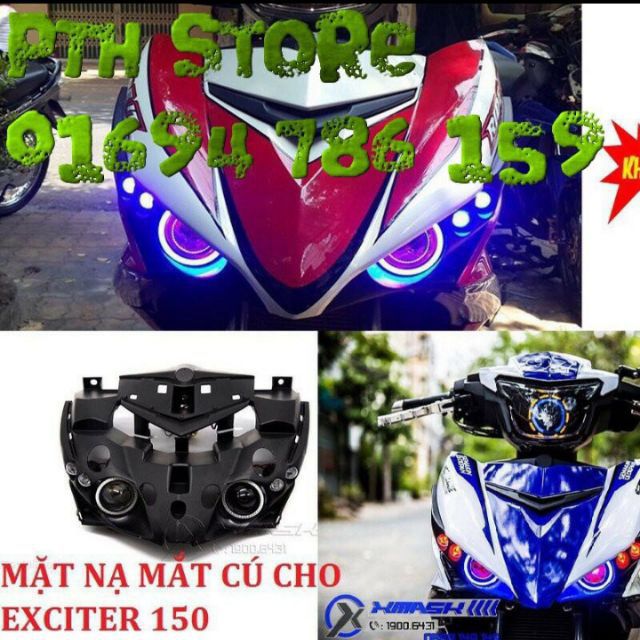 Mặt nạ mắt cú EXCITER 150 2đèn U7 cao cấp