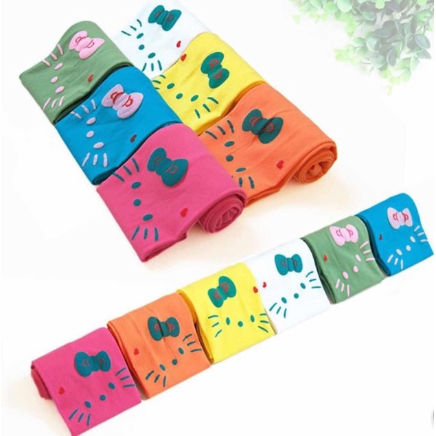 Quần Tất Cotton Mỏng Co Giãn Dành Cho Bé Gái