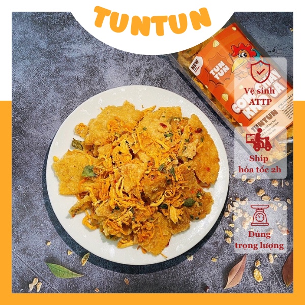 Cơm cháy lắc khô gà loại ngon, hũ pet 300g | TunTun - Thế Giới Đồ Ăn Vặt - Đồ Ăn Vặt Hà Nội