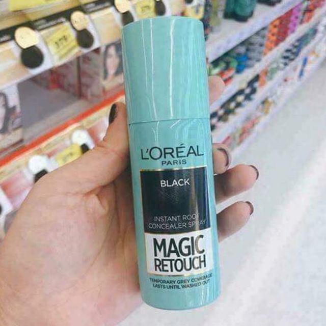 Xịt Nhuộm Tóc Phủ Bạc Tạm Thời LOreal Paris 75ml Magic Retouch Thái Lan