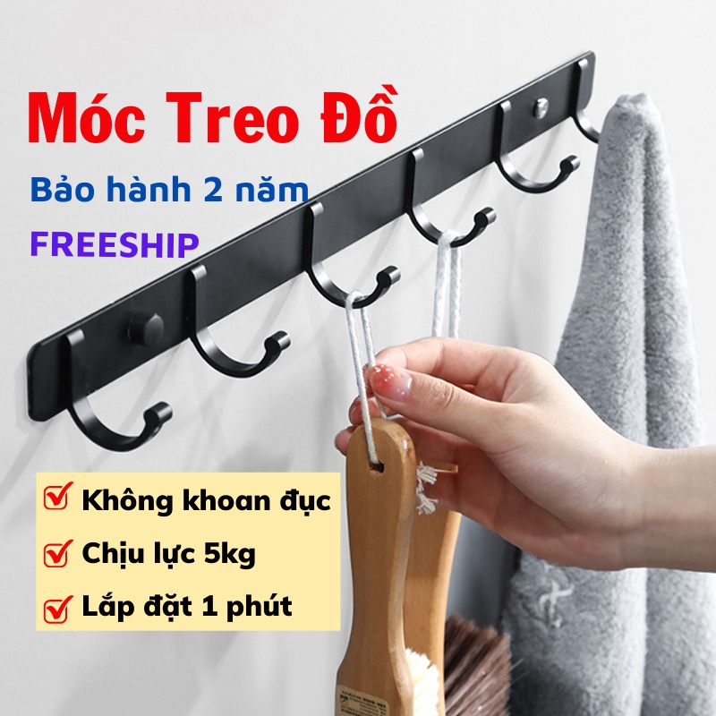 Móc Treo Quần Áo, Móc Treo Đồ Gắn Tường Inox Không Gỉ, Gắn Sau Cửa, Nhà Tắm Đa Năng Tiện Dụng LEON OFFICIAL