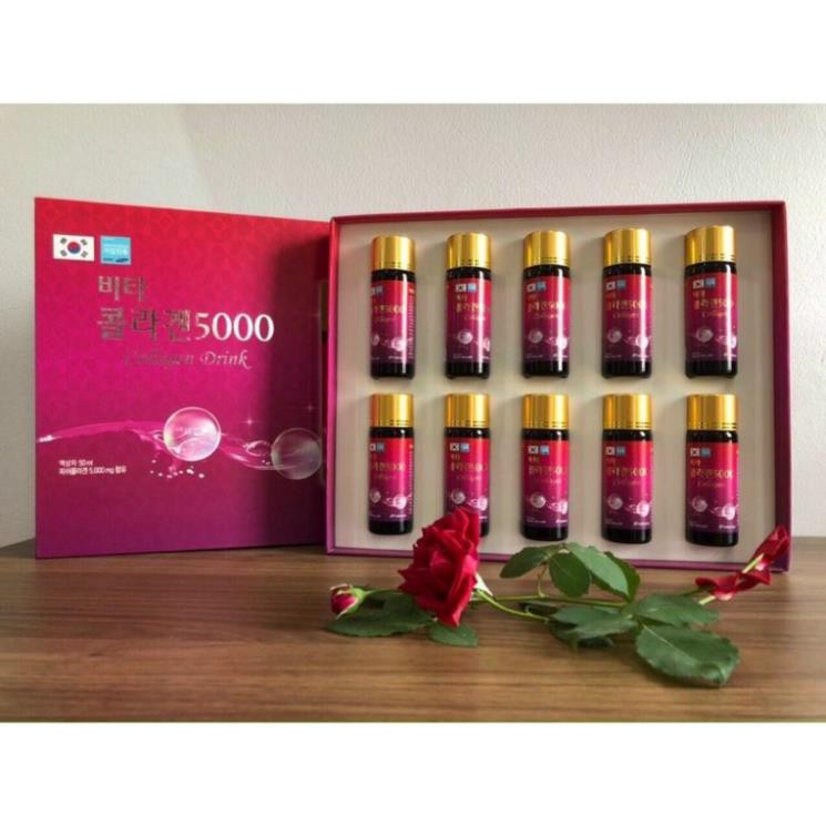 Nước Uống Bổ Sung Collagen Vita 5000 Hàn Quốc - Bổ sung vitamin giúp tăng đề kháng, trẻ hóa làn da