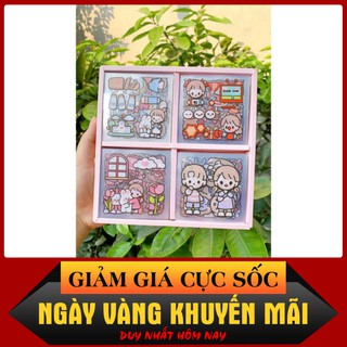 Giảm Giá (RẺ VÔ ĐỊCH) BỘ 1000 STICKER HÃNG TELADO CÔ GÁI VÀ BÉ THỎ CHO BÉ YÊU -Shop Uy tín