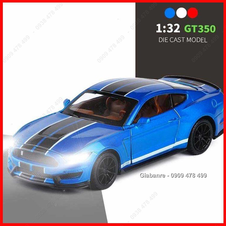 Xe Mô Hình Kim Loại Ford Mustang Gt350 Tỉ Lệ 1:32 - Sọc Giữa - 9718