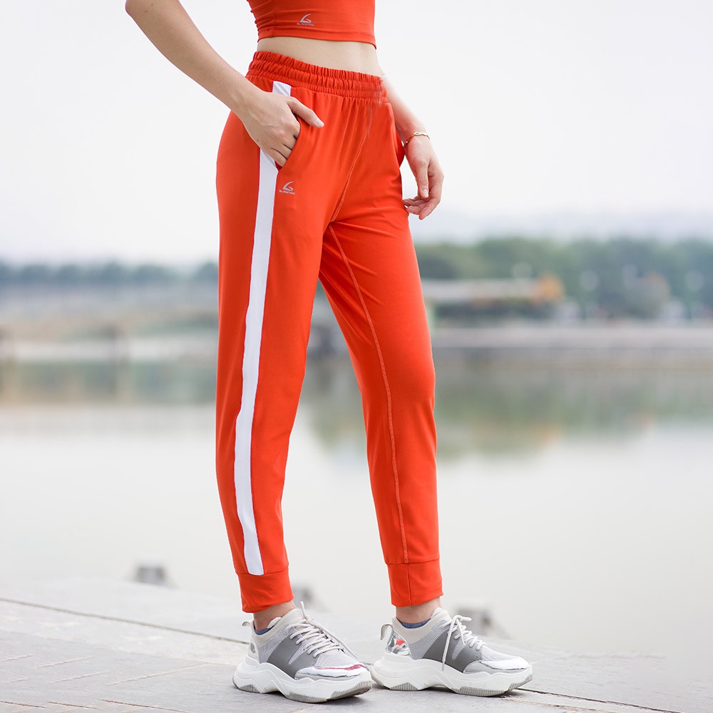 Quần thể thao Gladimax Jogger Phối Trắng hỗ trợ tập luyện, đi chơ