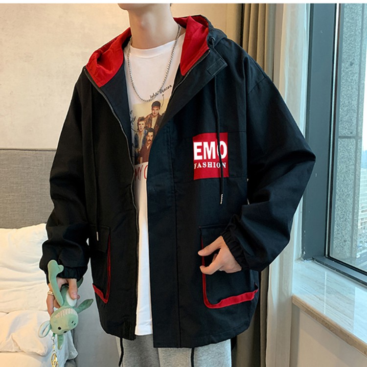 (VIDEO THẬT) Áo Khoác KaKi Nam Hàn Quốc Emo (unisex nam nữ đều mặc được) | BigBuy360 - bigbuy360.vn