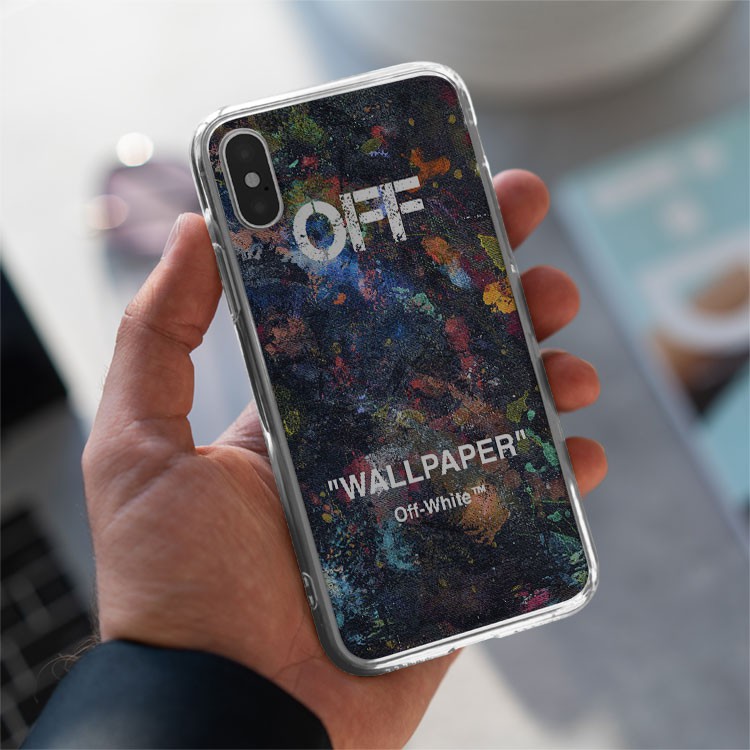 Ốp lưng Wallpaper OFF-White mỹ thuật cho Iphone 5 6 7 8 Plus 11 12 Pro Max X Xr OFFPOD00030