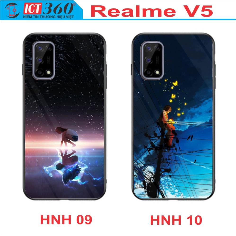 Ốp Lưng Kính REALME V5, Realme Q2  - In Theo Yêu Cầu