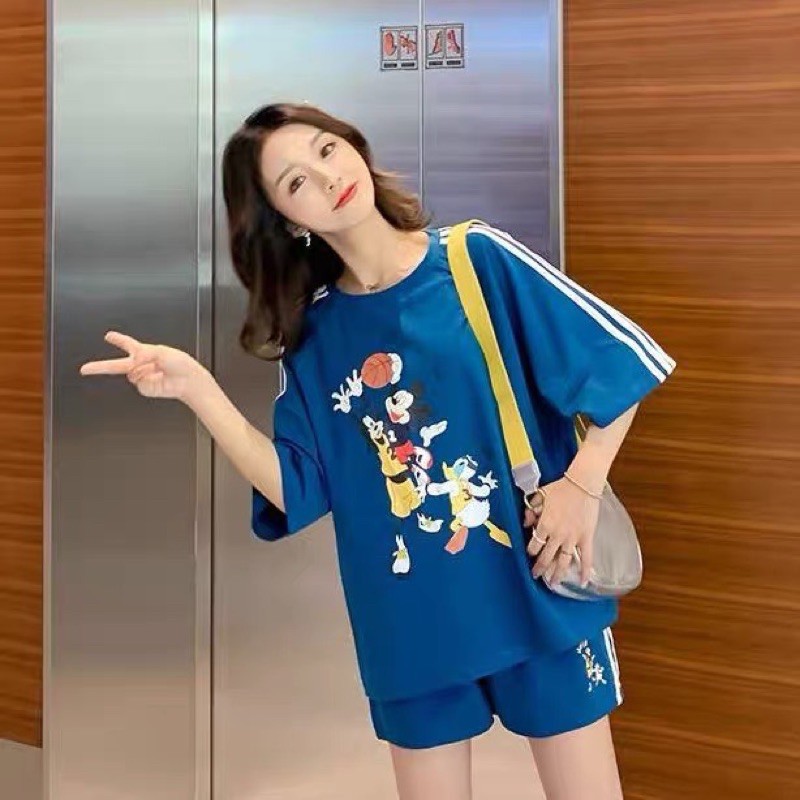 [Mã WASTCOOL giảm 15% tối đa 50K đơn 99K] BÁN SỈ BỘ MICKY QUẦN ĐÙI 3 MÀU XANH ĐEN GHI CHO NỮ | BigBuy360 - bigbuy360.vn