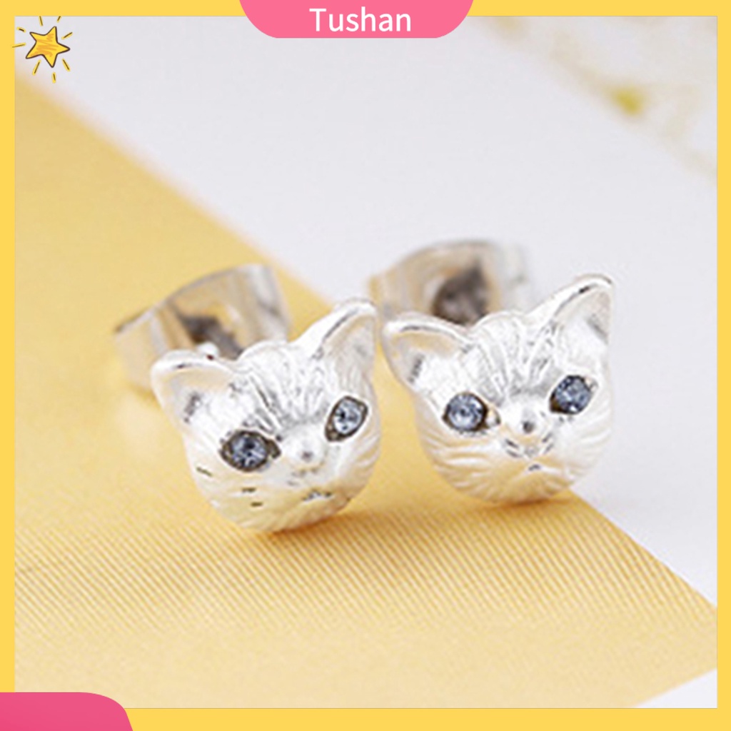 Đôi hoa tai hình chú mèo ngộ nghĩnh dành cho nữ