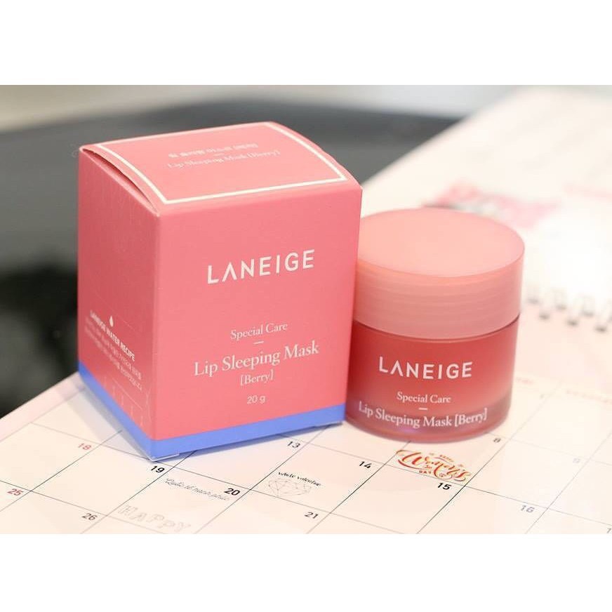 (BIG SALES Fullsize Berry 20g) Mặt nạ ngủ môi Laneige Lip Sleeping Mask (Berry)