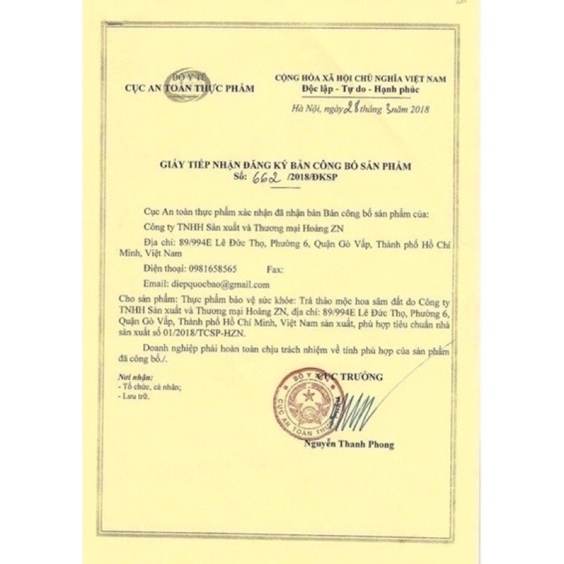 Trà Hoa Sâm Đất
