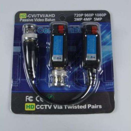 Video Balun Cho Camera AHD/CVI/TVI/Analog 1080P - tem xanh