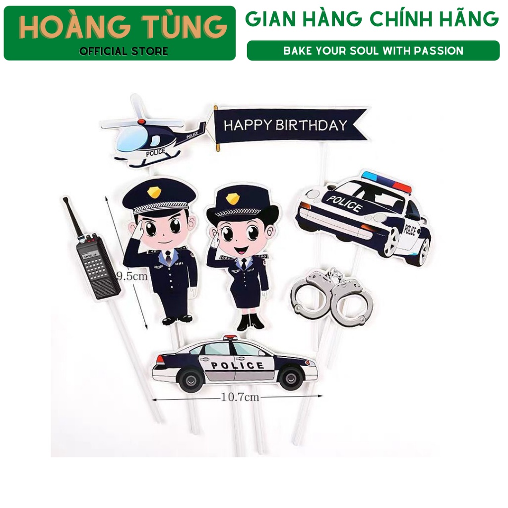 Set trang trí bánh kem