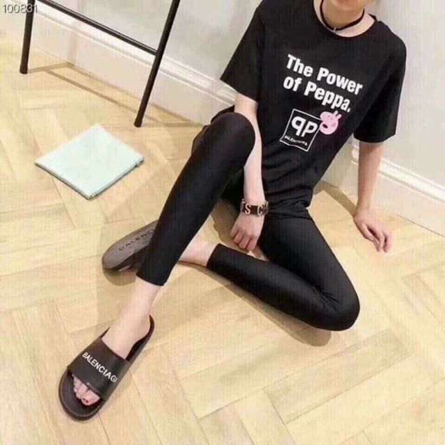 QUẦN LEGGING TÚI GẤU BROWN