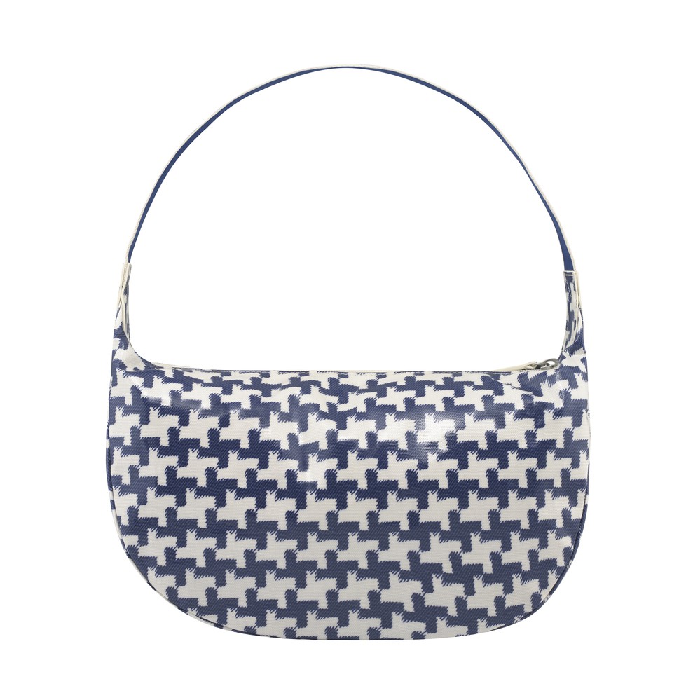 Cath Kidston - Túi đeo vai Soft Shoulder Bag Houndstooth - 984218 - Cream Blue
