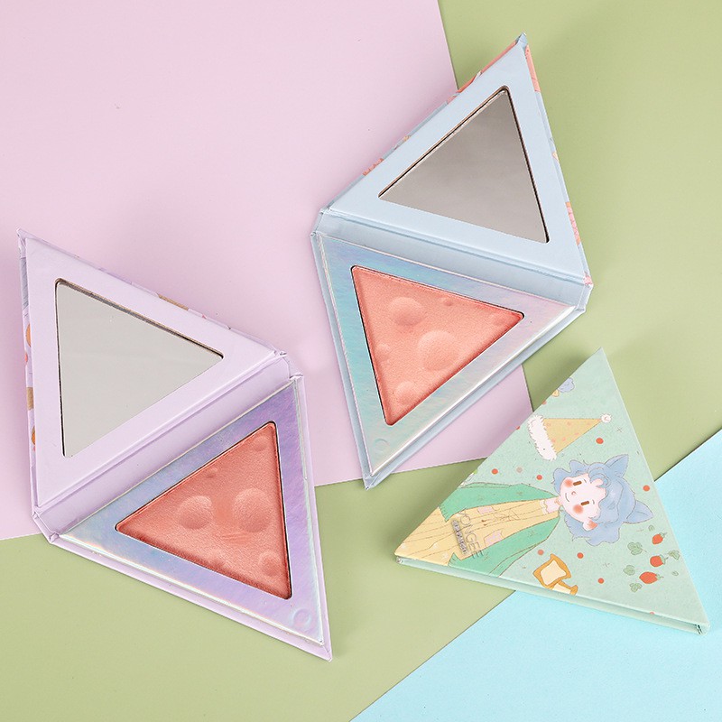 🌈🍓🍭 Phấn Má Hồng Tam Giác Bắt Sáng Kiêm Phấn Mắt Vongee Format Xinh Lắm Luôn - Y262 | BigBuy360 - bigbuy360.vn