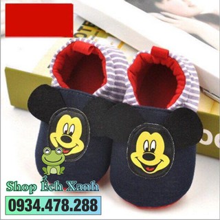 Giáy tập đi cổ chun cho bé từ 6-12m