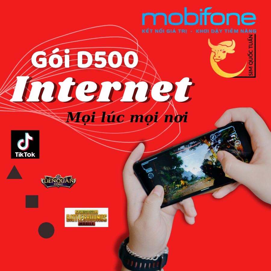 Sim 4G D500 Vinaphone / Viettel 1 năm Trọn Gói Không Nạp Tiền có thể nghe gọi