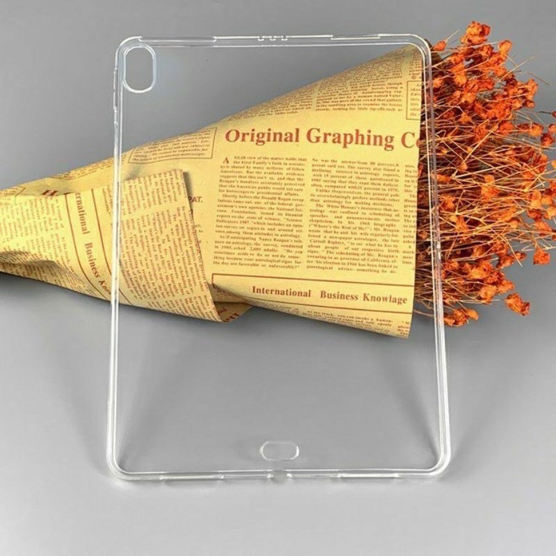 Ốp lưng silicon trong suốt cho ibad máy tính bảng Air 4 (10.9) 2020