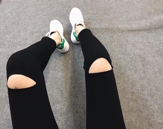 Quần Kaki jean rách gối
