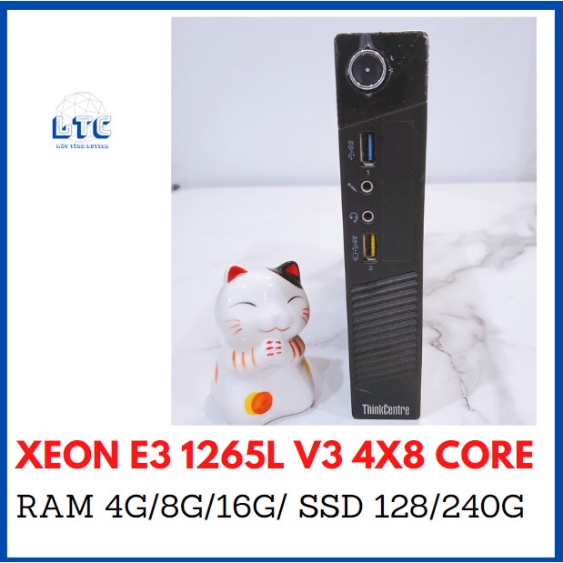 Máy tính mini pc LENOVO M4500Q XEON E3 1265L V3 4X8 CORE RAM 8G SSD 120G MÁY TÍNH HỌC ONLINE MÁY TV BOX MÁY POS BÁN HÀNG thumbnail