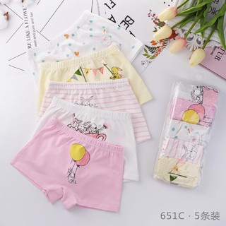 Hot 05 quần lót đùi bé gái, quần chip bé gái, quần lót trẻ em đáng yêu 2019