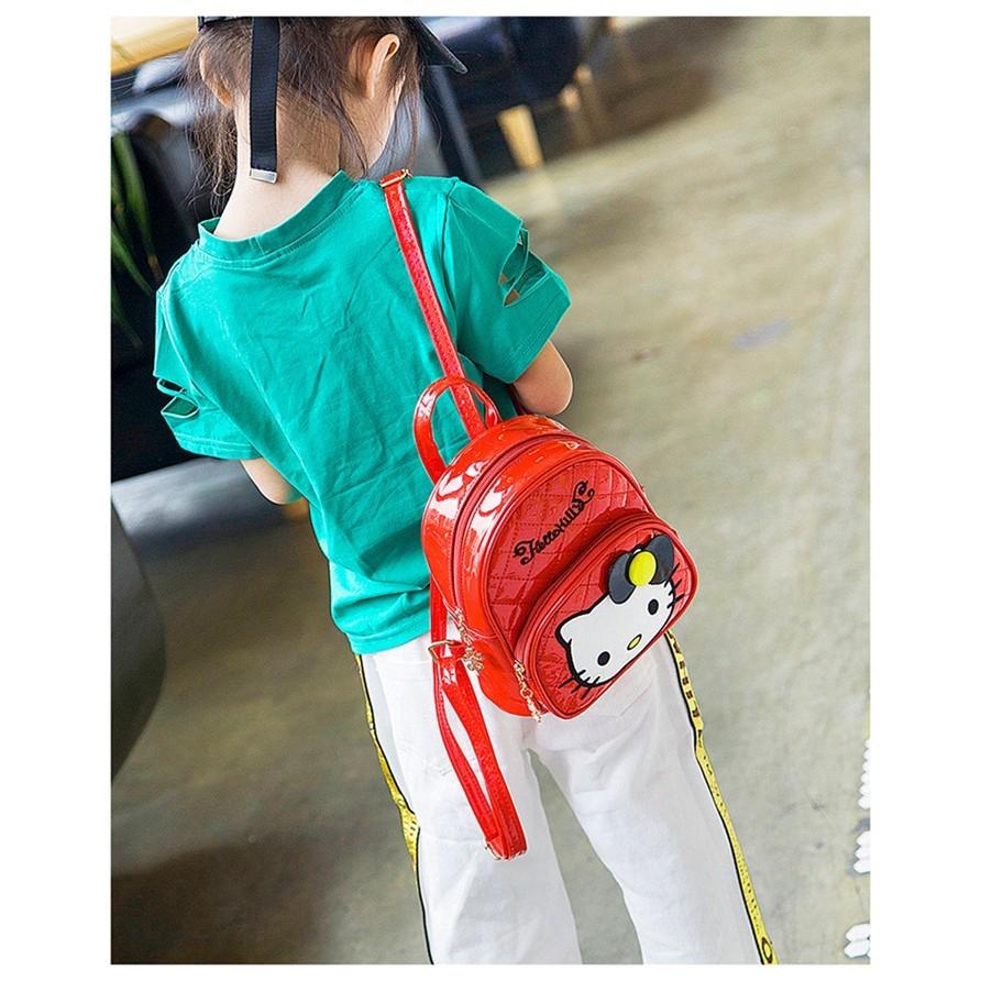 Ba Lô Đi Học Hình Hello Kitty Cho Bé