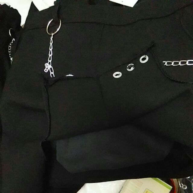 [Mã WAFS5012 giảm 15% đơn 150k] Chân Váy xếp ly Kaki đen Chữ A Dáng ngắn Váy Thiết Kế Xẻ Quyến Rũ | BigBuy360 - bigbuy360.vn