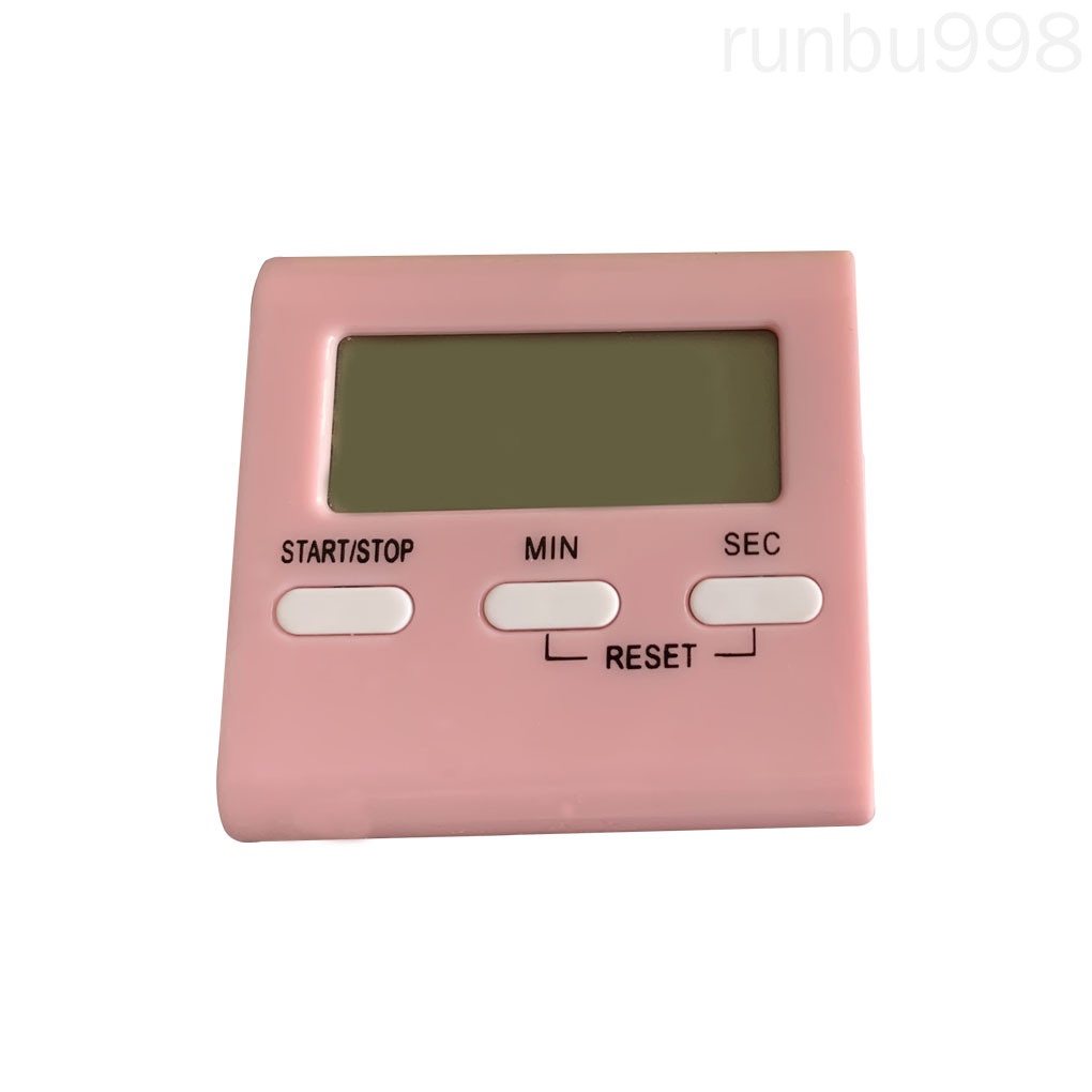 Đồng Hồ Đếm Ngược Thời Gian Nấu Ăn Màn Hình Lcd Chạy Bằng Pin Runbu998