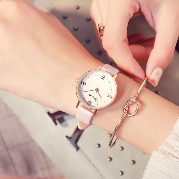 Đồng hồ nữ thời trang Hloios H02 mẫu mới cực đẹp, phong cách Hàn Quốc cá tính | BigBuy360 - bigbuy360.vn