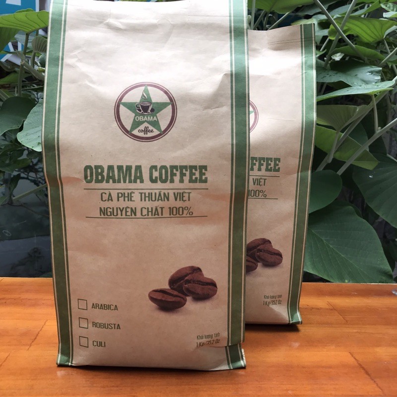 Cà Phê (1kg) Nguyên Chất 100% | Thành Phần Hạt Robusta Và Arabica Thơm Ngon | Giá Tốt - Ship Nhanh 2h