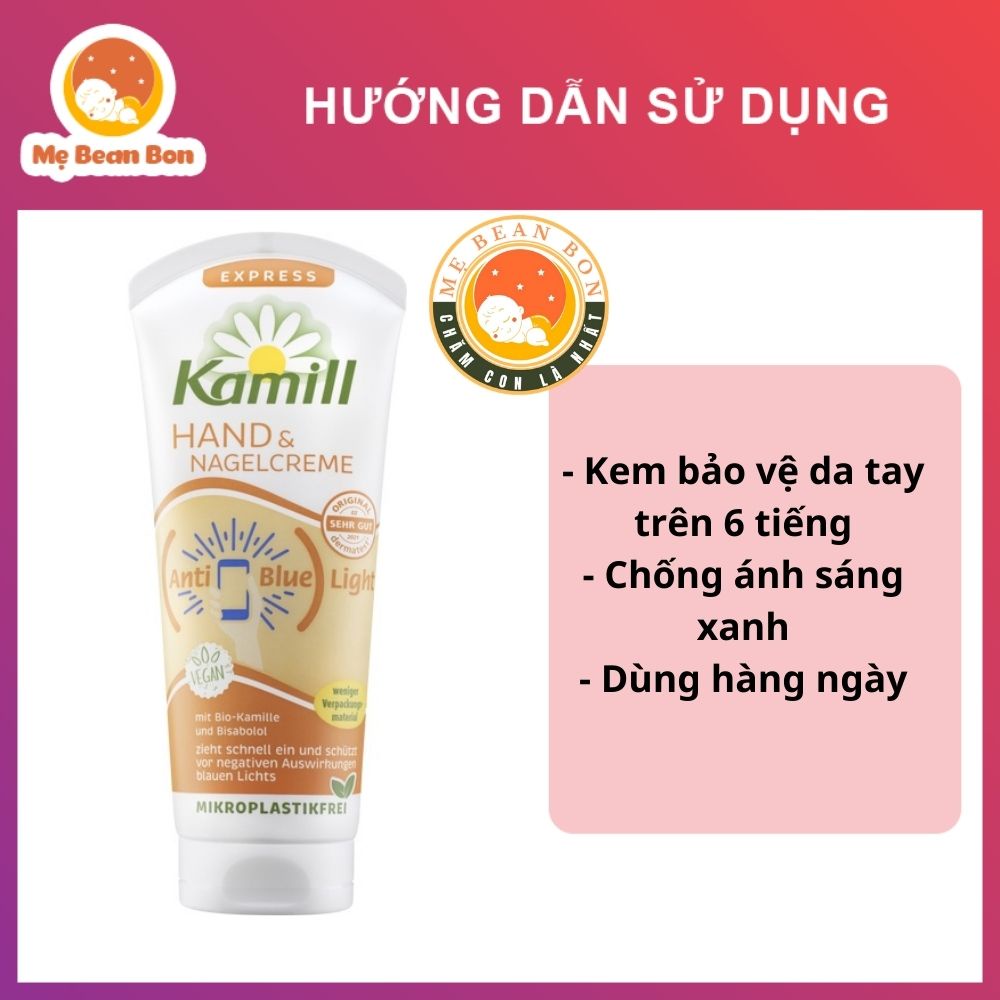 Kem tay dưỡng da tay Kamill HAND &amp; NAGELCREME 100ml giúp làm dịu da tay mềm mại dịu dàng cấp ẩm chống nẻ cho tay của Đức