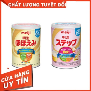 Sữa Công Thức, Sữa Meiji Nhật Bản nội địa 800g đủ số 0-1, 1-3