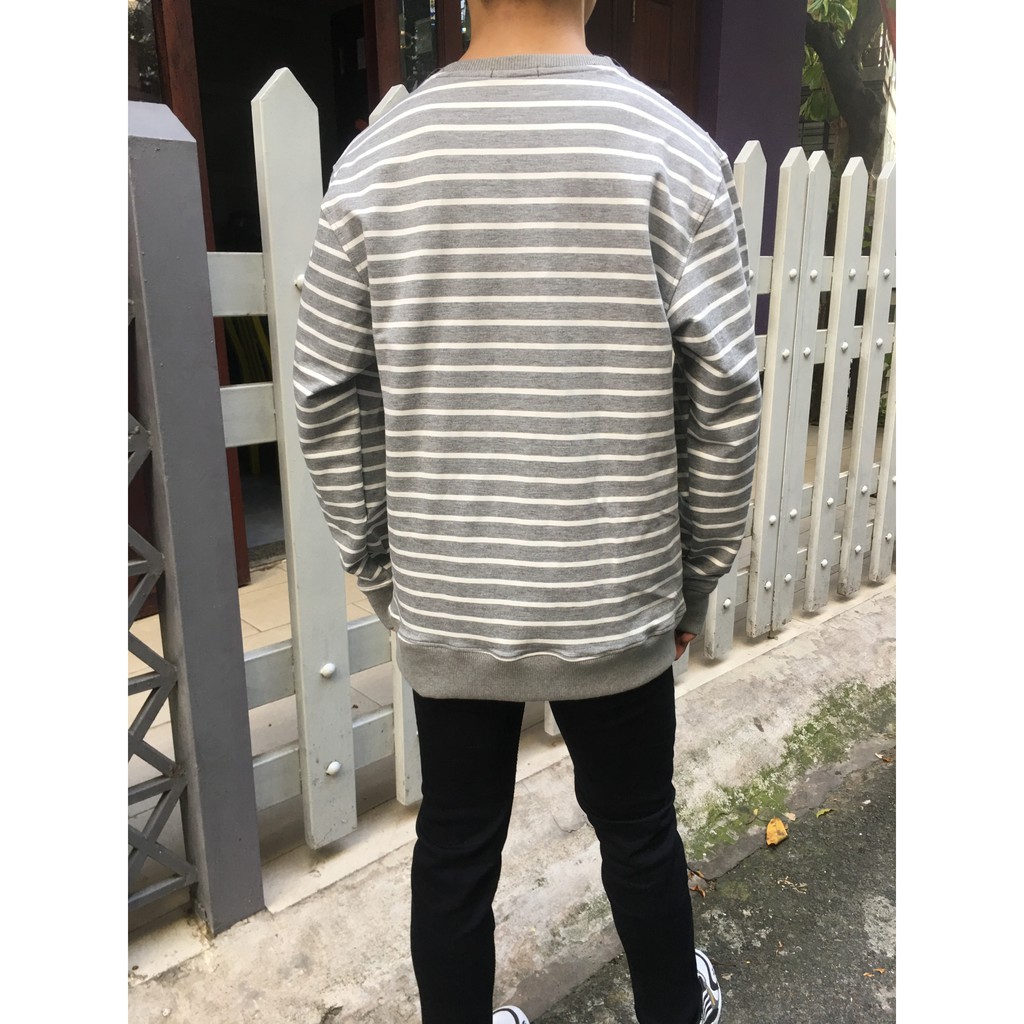 Áo sweater sọc Fox unisex | BigBuy360 - bigbuy360.vn